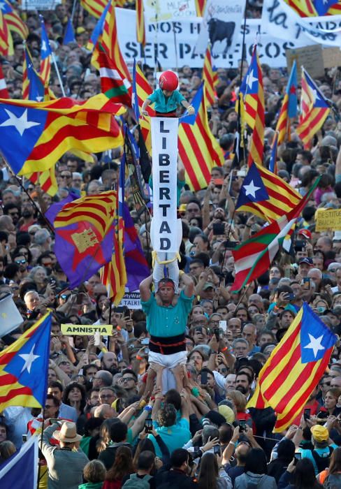 El independentismo se manifiesta en Barcelona