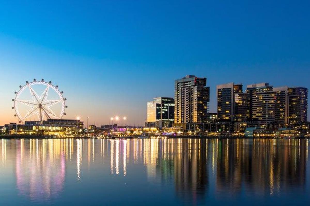 Los Docklands es la zona portuaria de Melbourne.