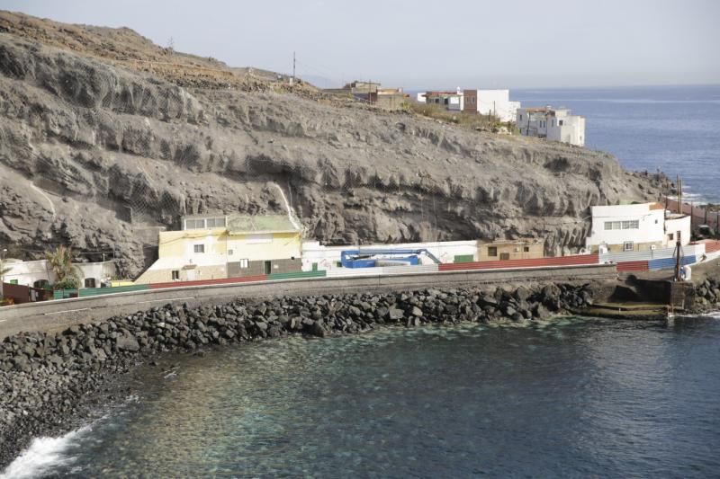 Zonas con riesgos de desprendimiento en Tenerife