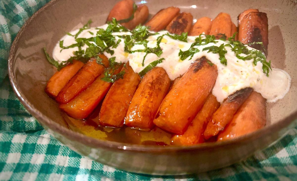 El plato recién cocinado.