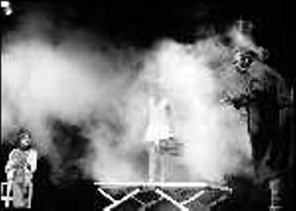 Un momento de la representación de «Margen», el pasado viernes, en Bruselas.