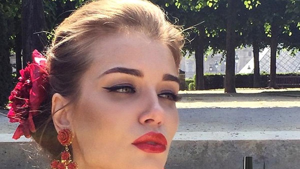 Daria Konovalova en la campaña de #dgwomenlovemakeup para Dolce &amp; Gabbana
