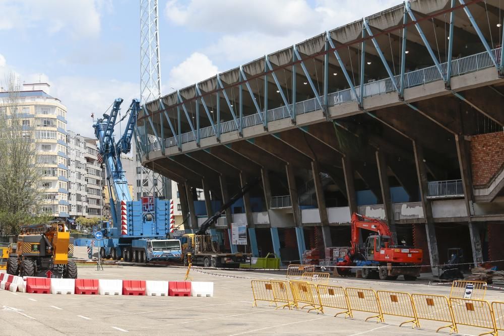 Continúan las obras en la Tribuna de Balaídos