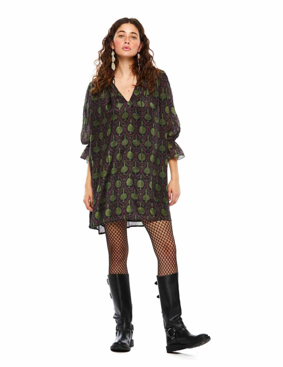 Vestido mini estampado de Nícoli