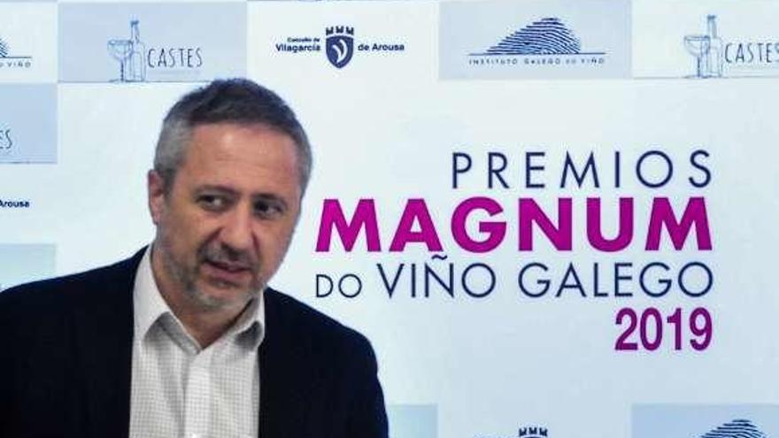 El presidente del Instituto Galego do Viño, Xoán Cannas.  // Iñaki Abella