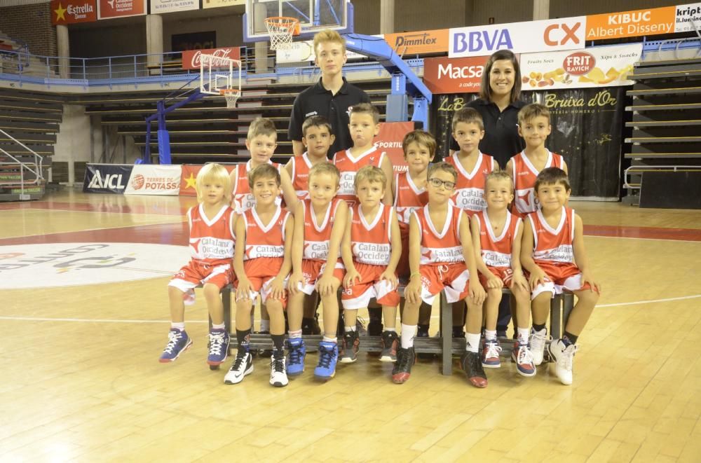 Tots els equips del planter del Bàsquet Manresa