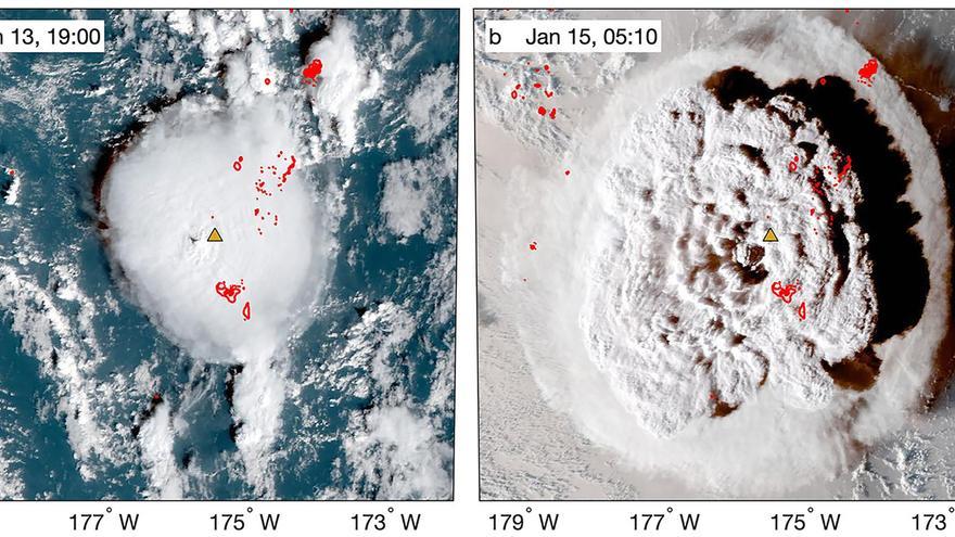 La erupción del Tonga creó un estallido de fitoplancton como toda la Comunitat Valenciana