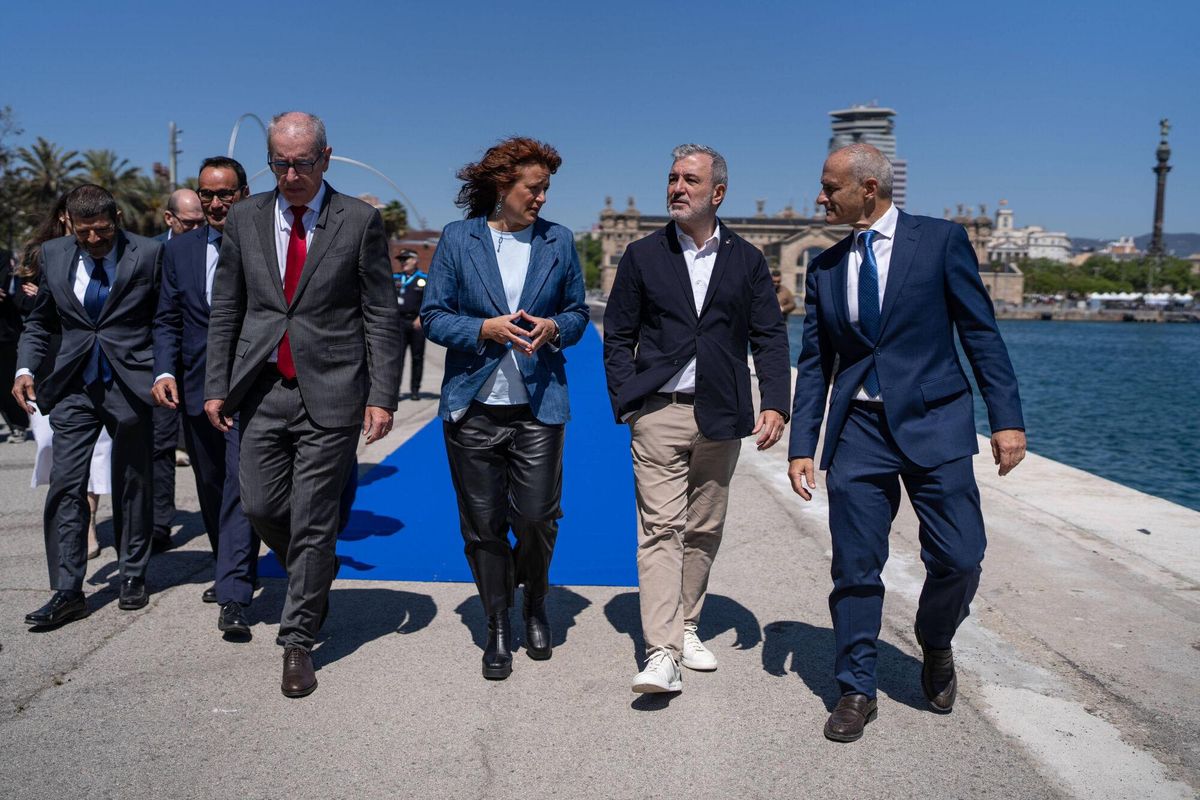 BARCELONA 16/05/2025 Barcelona. Inauguración al publico el muelle de Barcelona Nord. Asistira el president del Port de Barcelona, José Alberto Carbonell; lalcalde de Barcelona, Jaume Collboni; i el director de Port Vell, David Pino. FOTO de ZOWY VOETEN