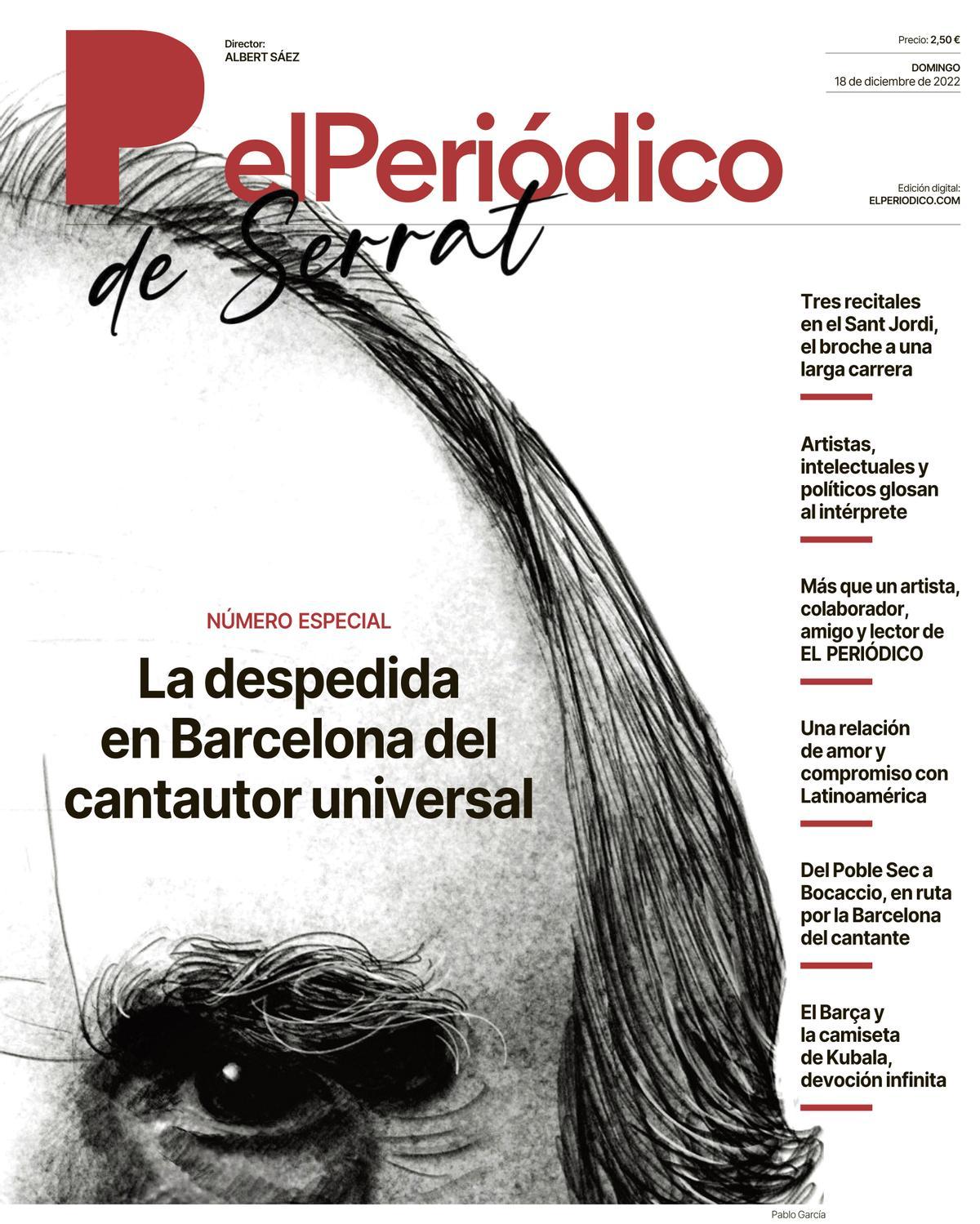 La portada d’EL PERIÓDICO del 16 de desembre del 2022