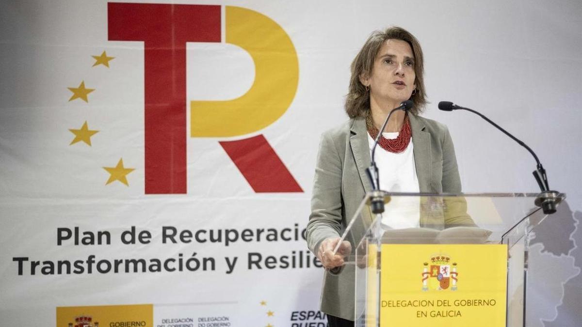 La vicepresidenta y ministra para la Transición Ecológica, Teresa Ribera.