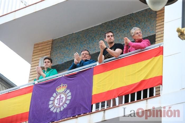 Viernes de dolores: Aplausos y salves a la patrona en Cartagena durante el confinamiento