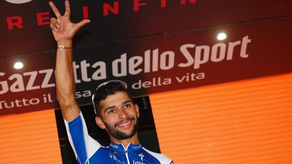 Fernando Gaviria llegó al Giro para aprender y ya suma tres victorias...