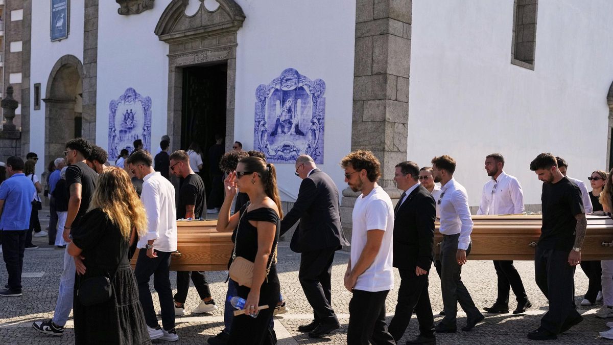 Funeral de Diogo Jota y su hermano Andre