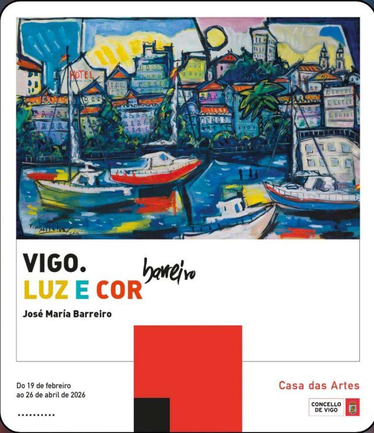 Cartel de la exposición de José María Barreiro.