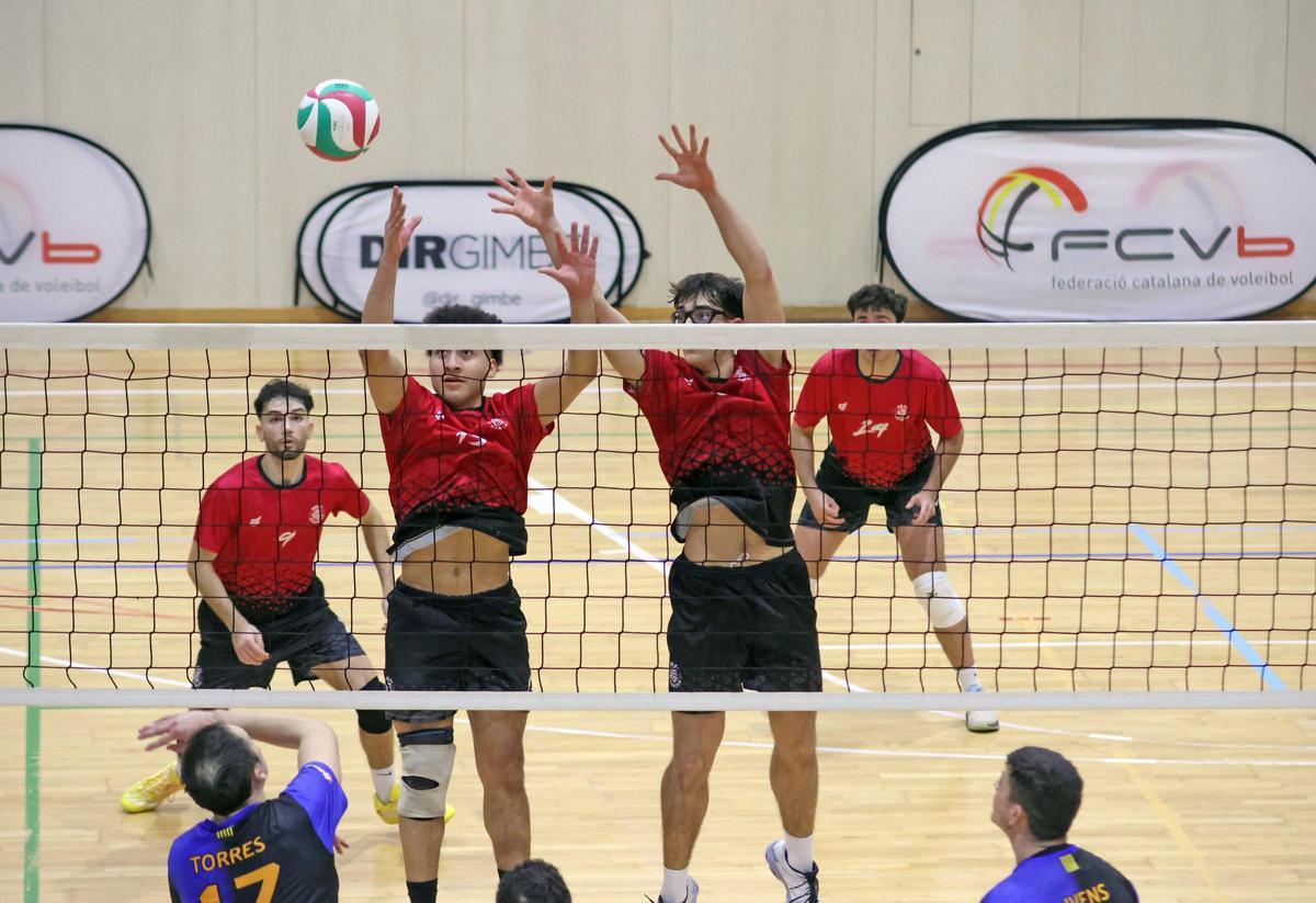 Els jugadors del conjunt manresà van exigir el màxim nivell dels balears