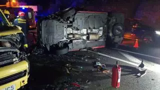 Brutal accidente de camino a Mogán