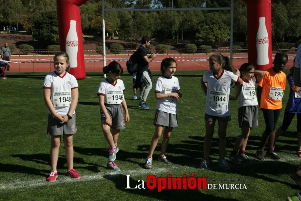 Final Cross Escolar de Lorca: Benjamin femenino