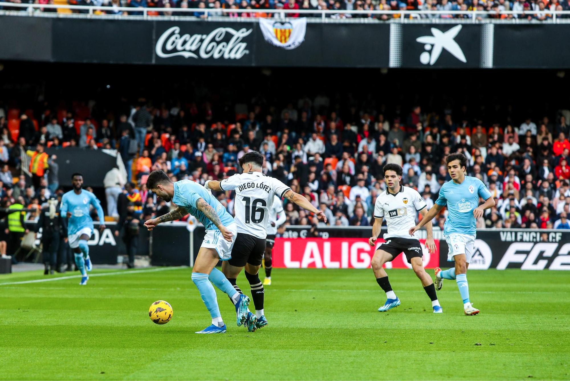 Las mejores imágenes del Valencia-Celta