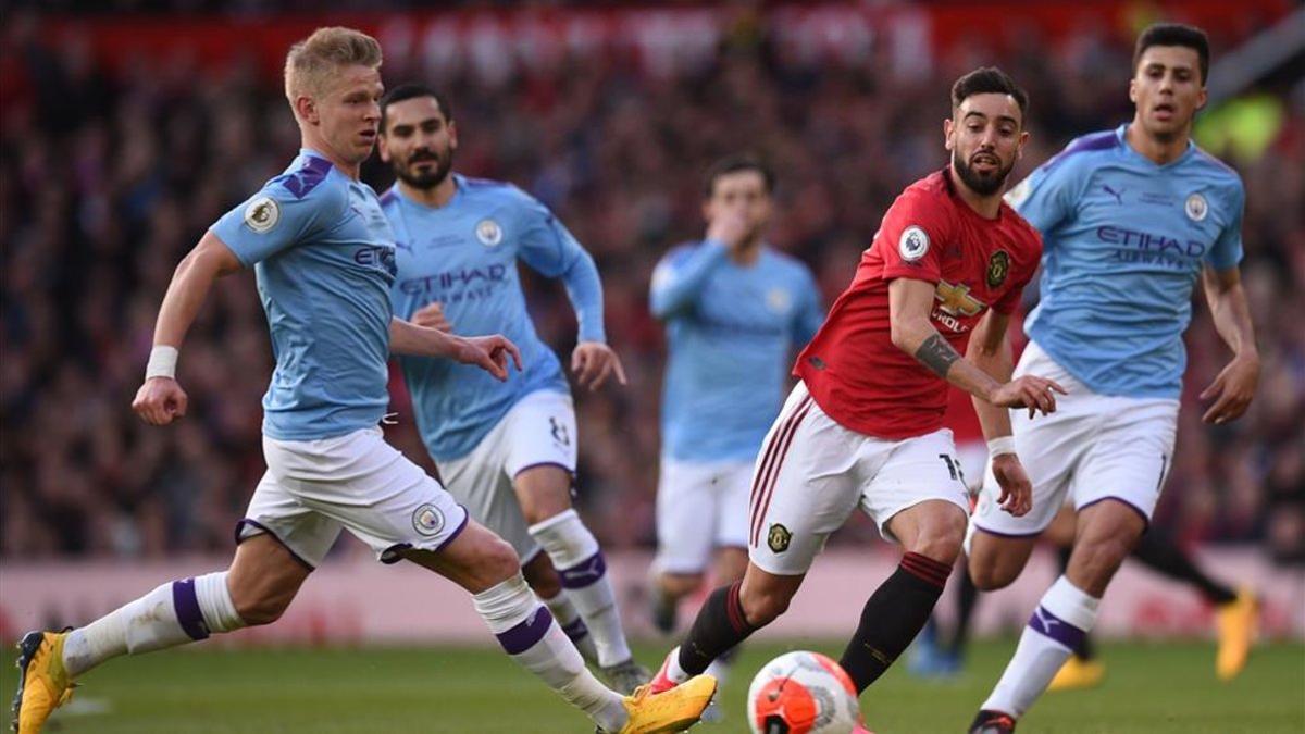 Partido entre Manchster United y Manchester City