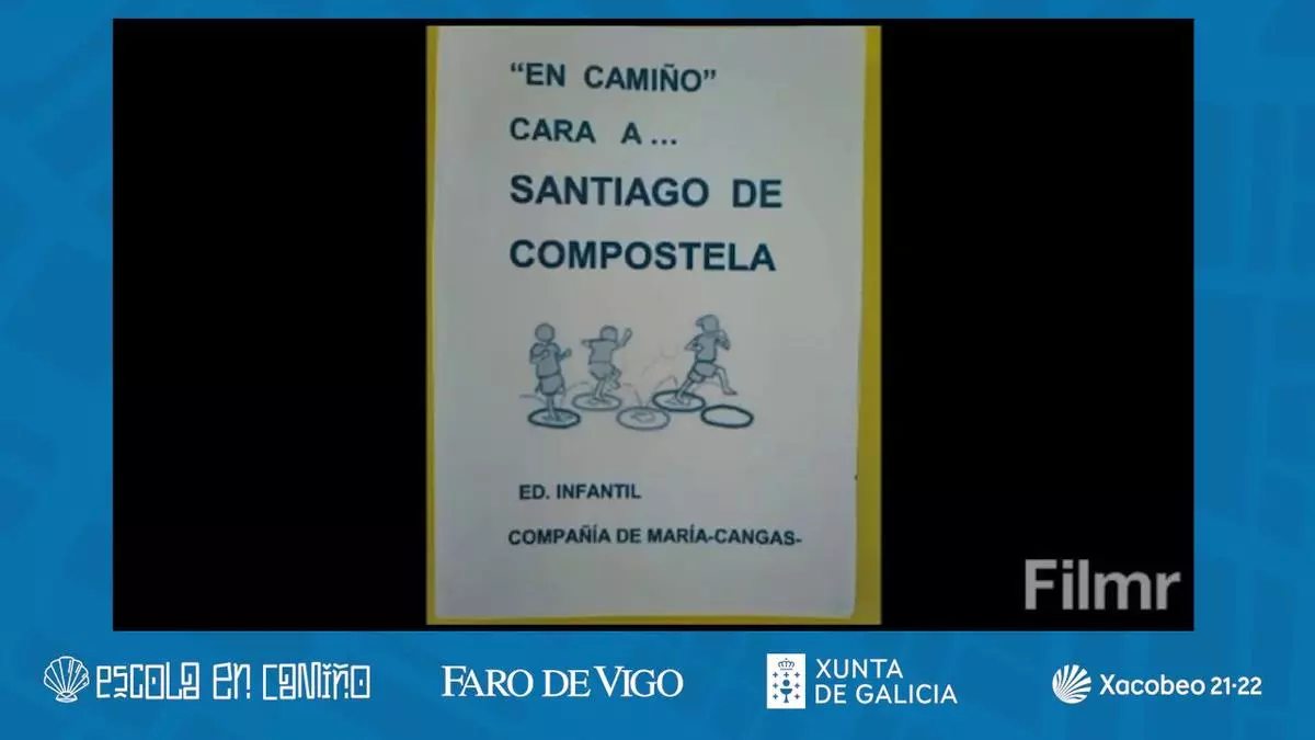 En camiño, cara a Santiago de Compostela