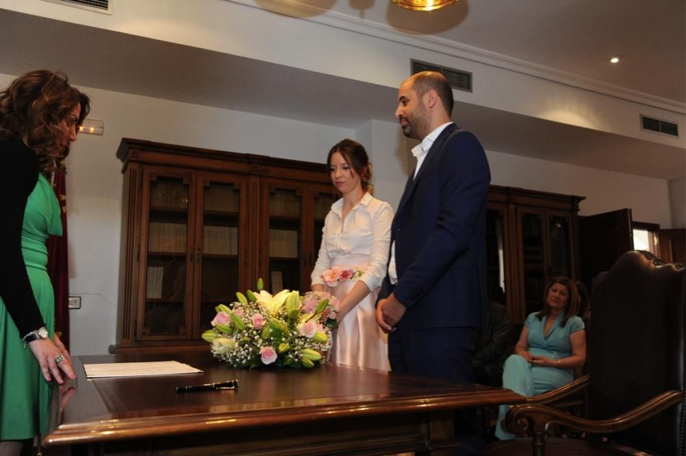 Primera boda en el Colegio Notarial de Murcia