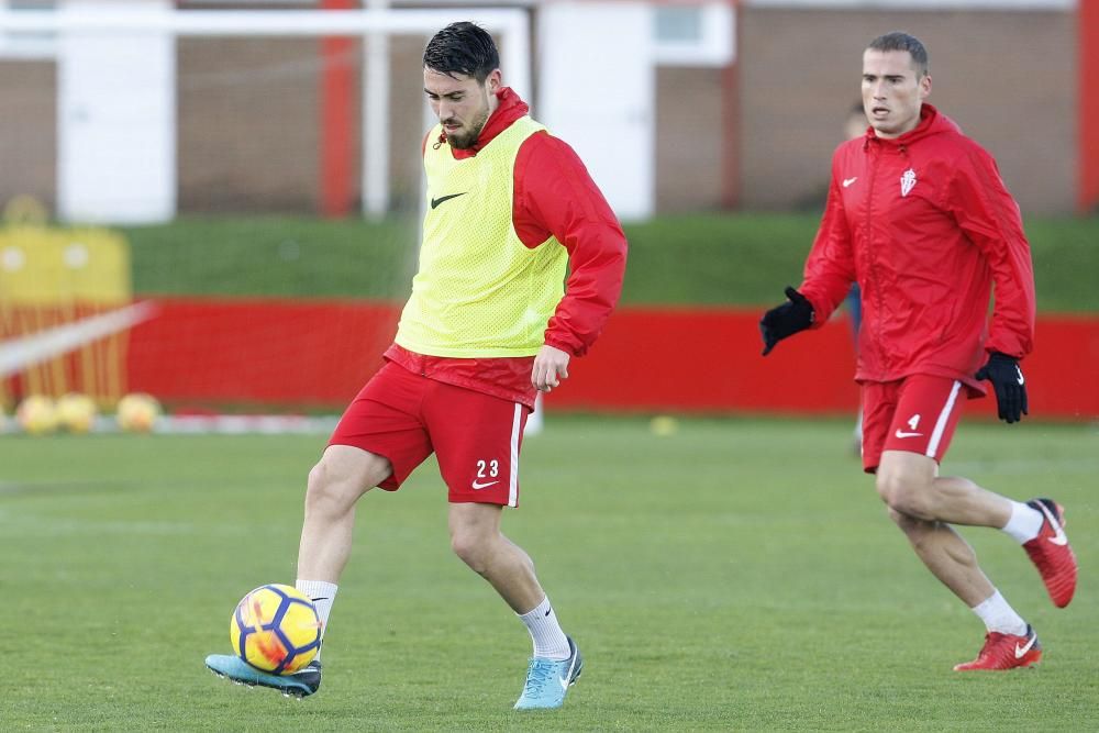 Entrenamiento del Sporting