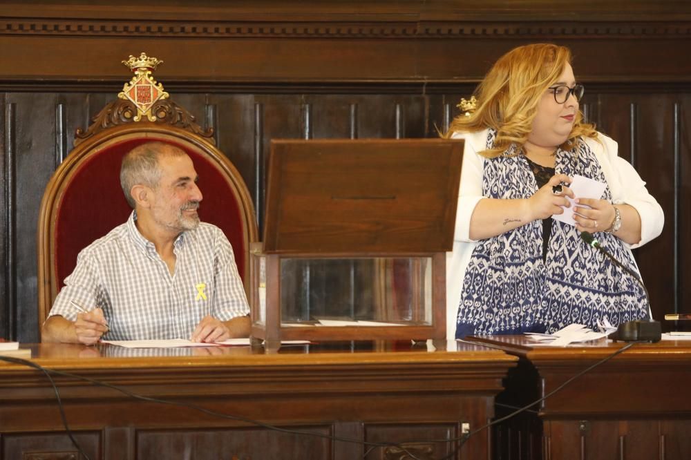 Ple de constitució del nou ajuntament de Girona