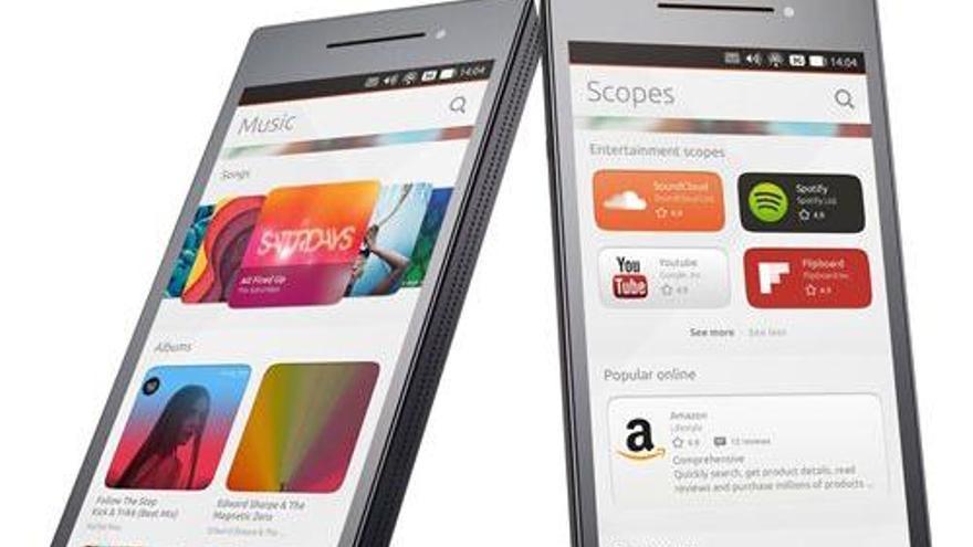 Los primeros móviles con Ubuntu se comercializarán pronto