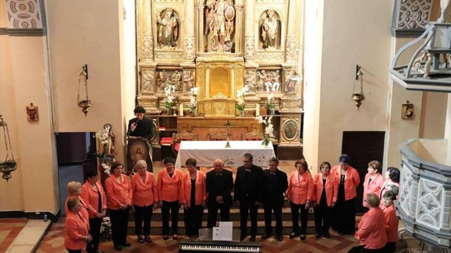 Virgen de Rodanas asiste al encuentro de corales de Ricla