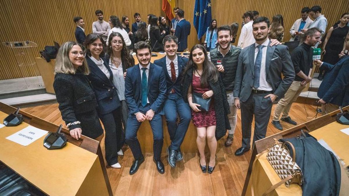 Jóvenes europeistas de Equipo Europa.