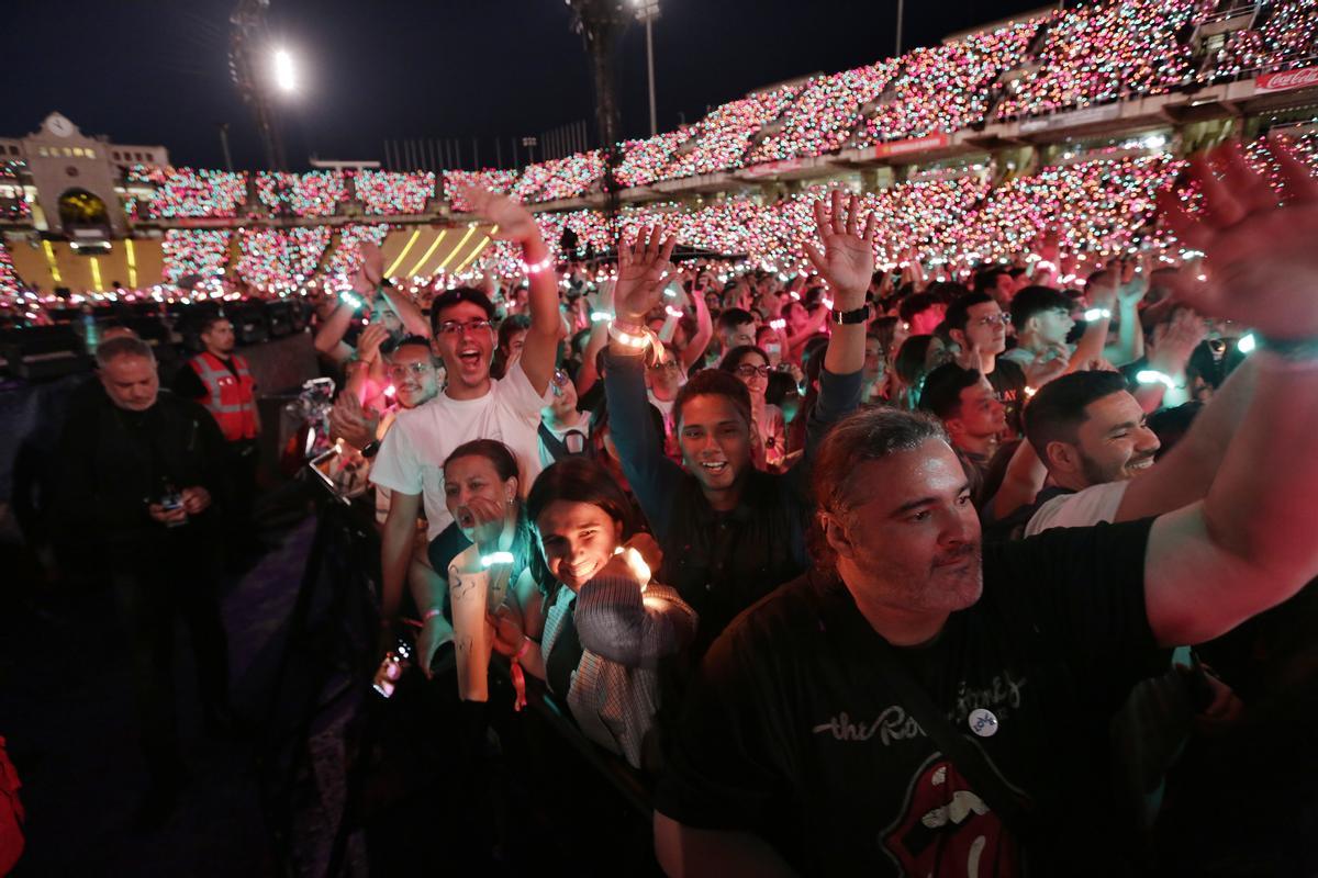 Coldplay en el Estadi Olímpic Lluis Companys