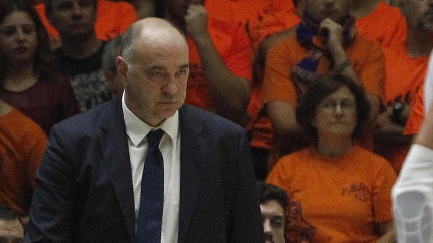 Pablo Laso: &quot;Me voy contento, no es fácil ganar en Valencia&quot;