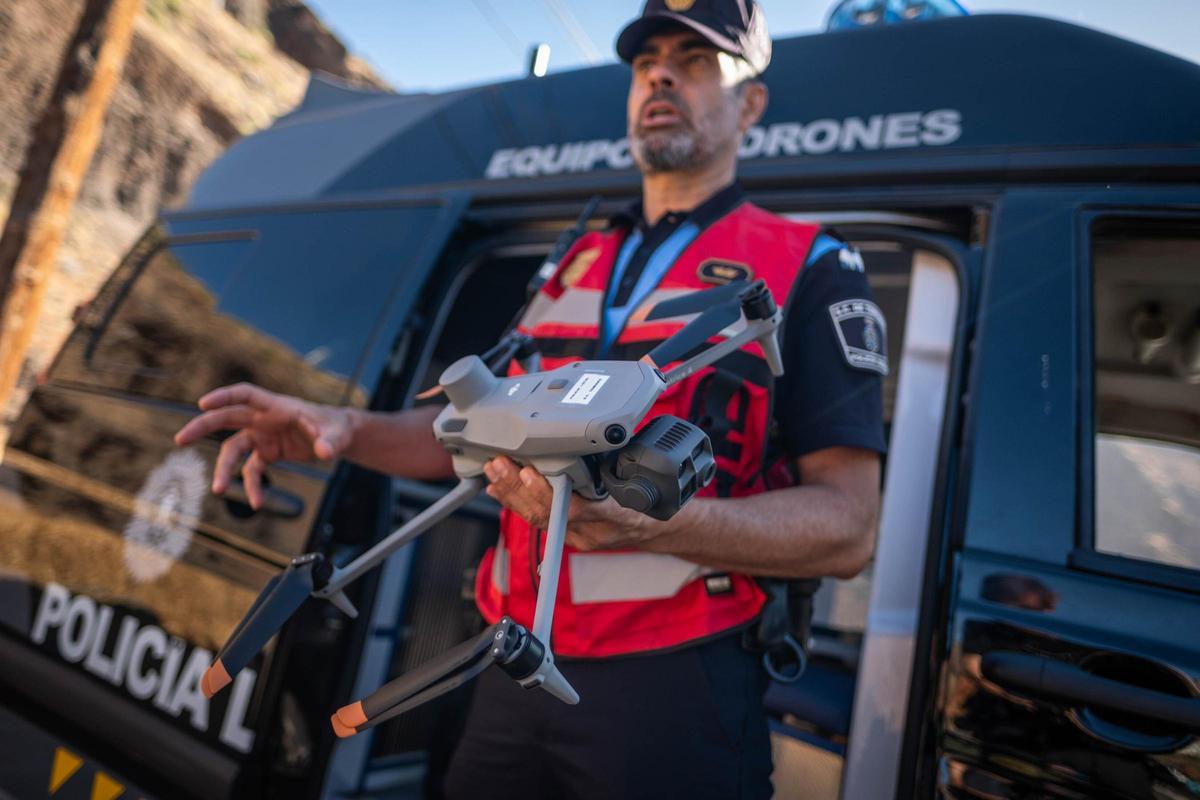 Drones de la Policía de Santa Cruz