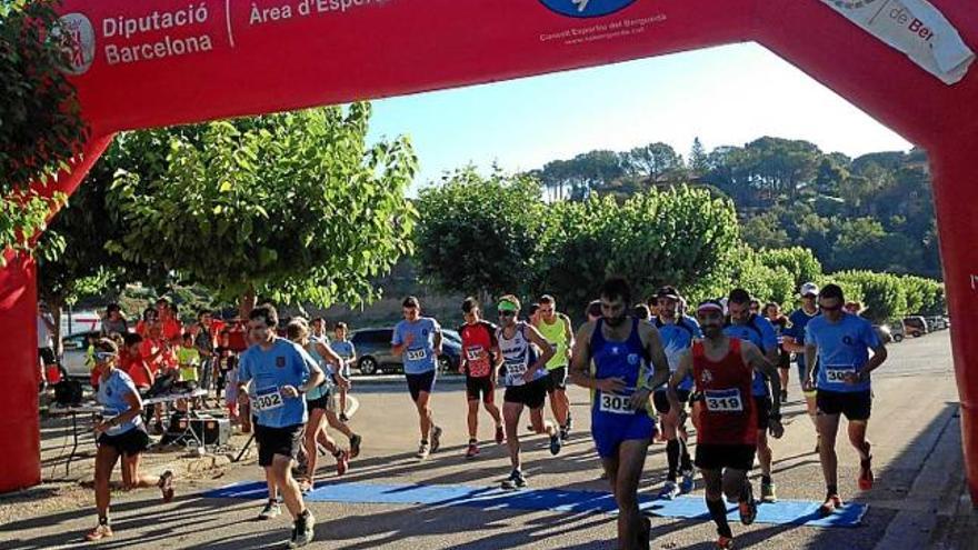 Els corredors en el moment de la sortida dels 10 km