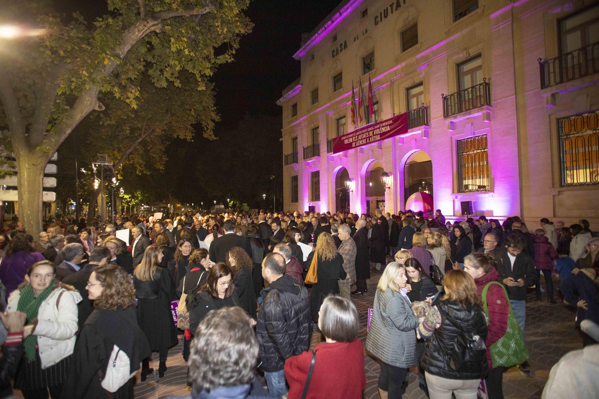 Xàtiva se une para reivindicar la permanencia del juzgado de violencia de género