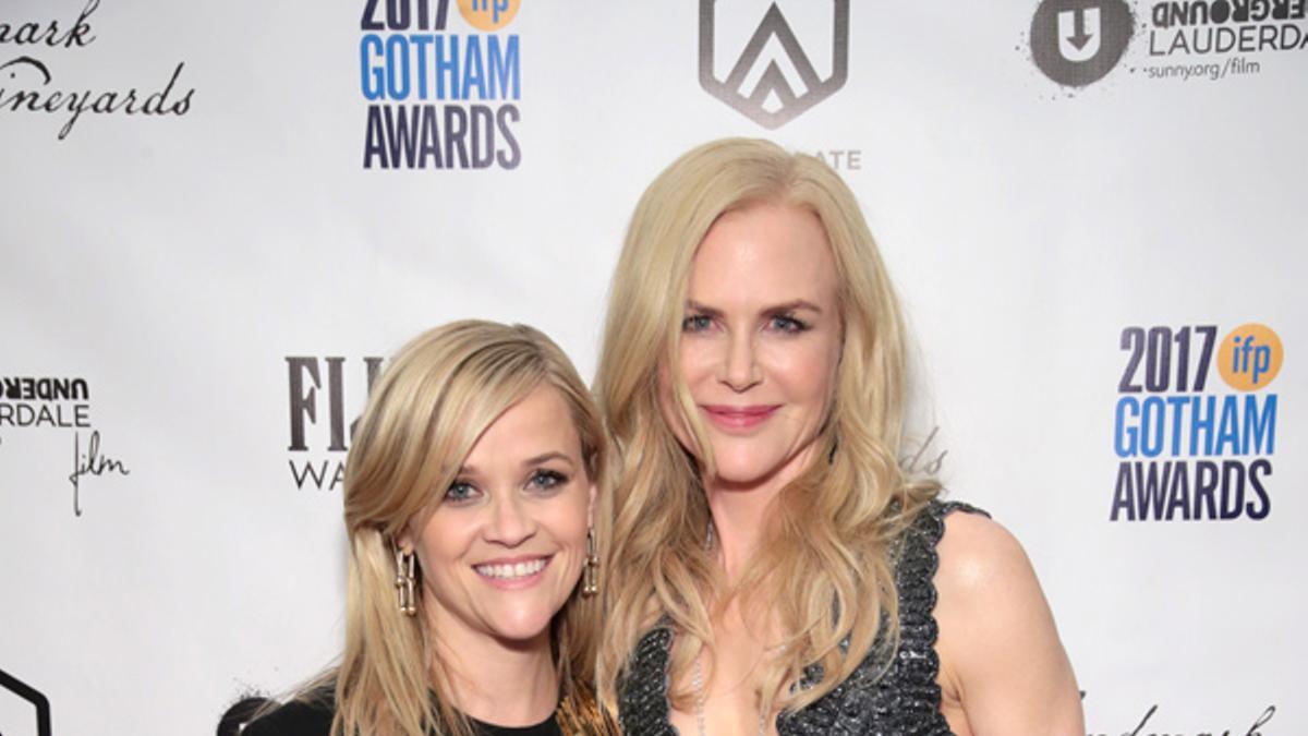 Alfombra roja de los premios Gotham 2017: Reese Witherspoon y Nicole Kidman en el 'photocall'