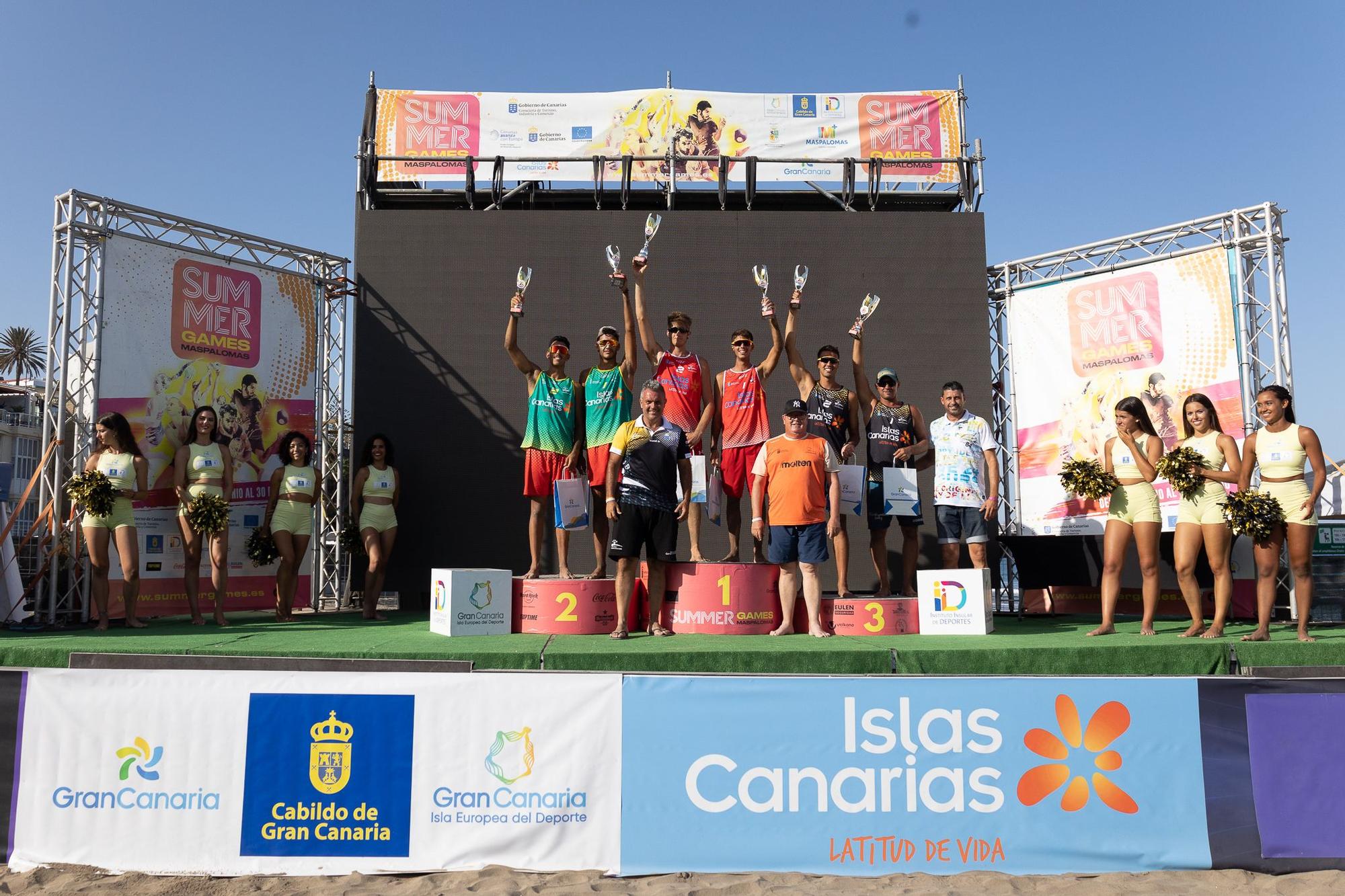 Final del Campeonato de Canarias de vóley playa de los Summer Games Maspalomas