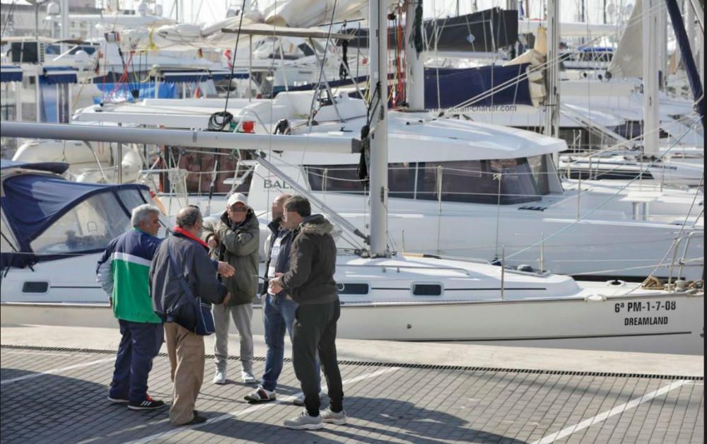 Los tripulantes del Dreamland declaran en Palma ante la Guardia Civil