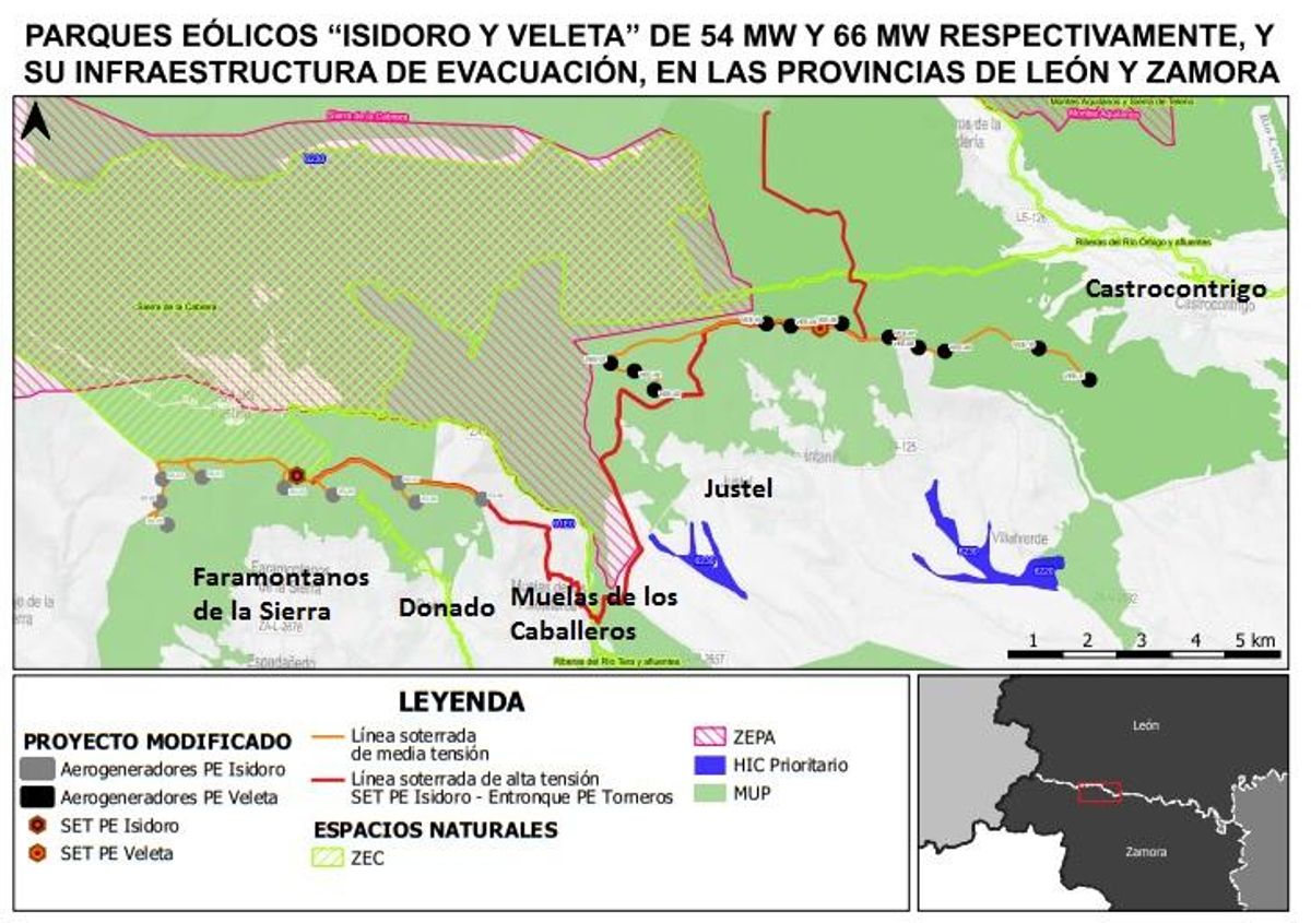 Parques eólicos Isidoro y Veleta, inviables desde el punto de vista medio ambiental