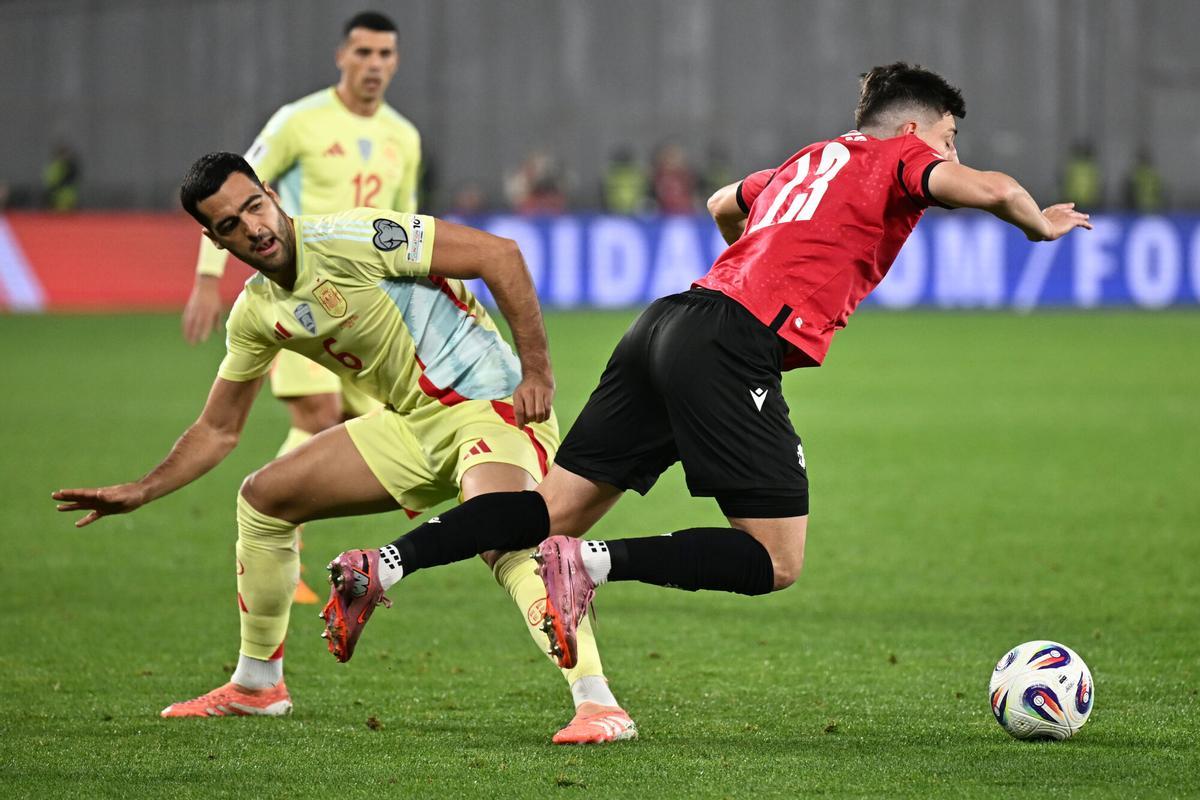 Clasificación para el Mundial 2026: Georgia - España.