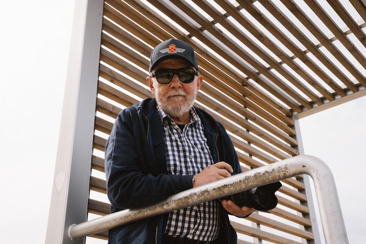 Luis Martín fue uno de los primeros 'spotters' en la asociación AIRE.
