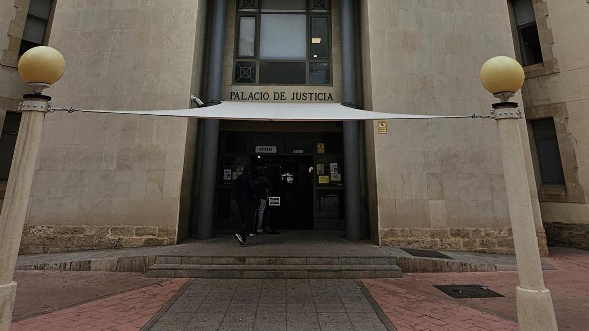 Palacio de Justicia de Alicante, donde declararon los menores.