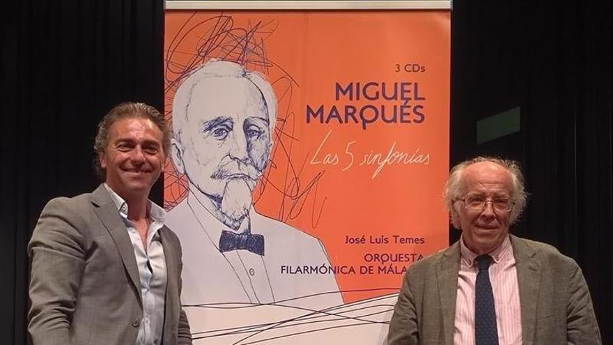La Filarmónica de Málaga presenta un triple CD dedicado a las cinco sinfonías de Miguel Marqués