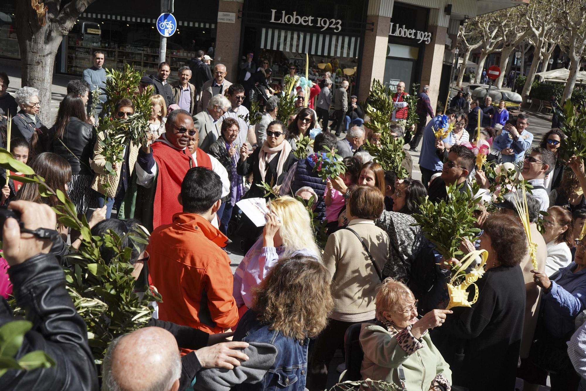 Imatges de la benedicció de Rams a Manresa