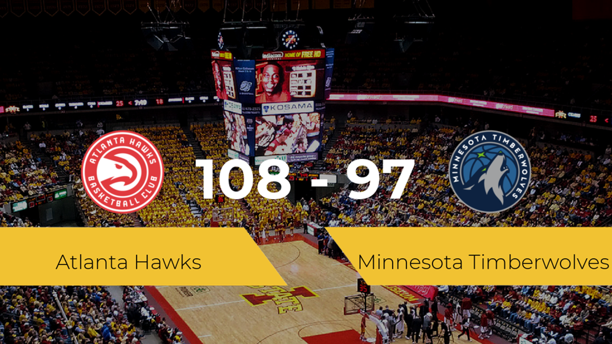 Atlanta Hawks se impone por 108-97 frente a Minnesota Timberwolves