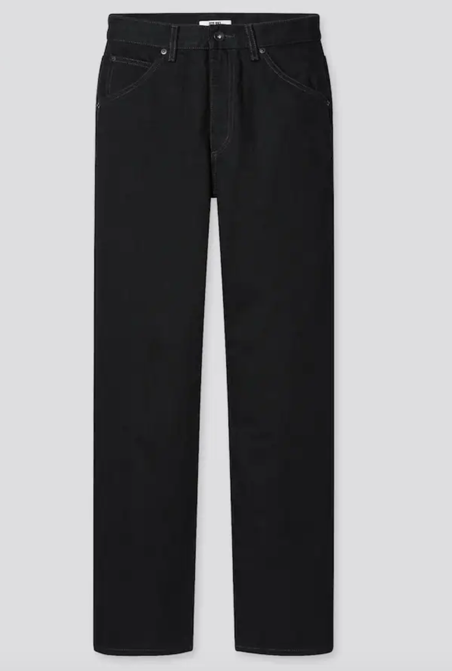 Jeans negros de Uniqlo