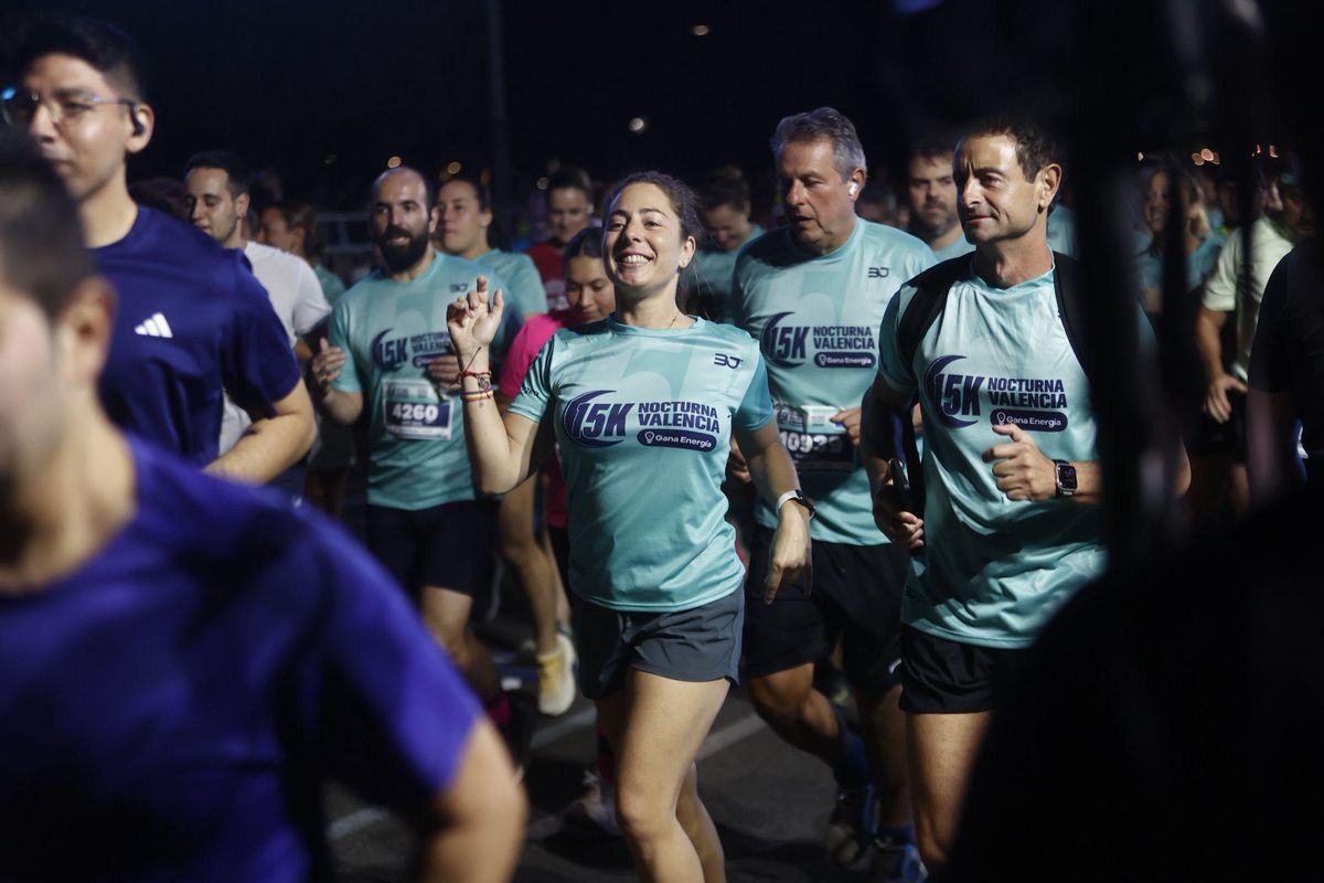 La noche se llenó de corredores