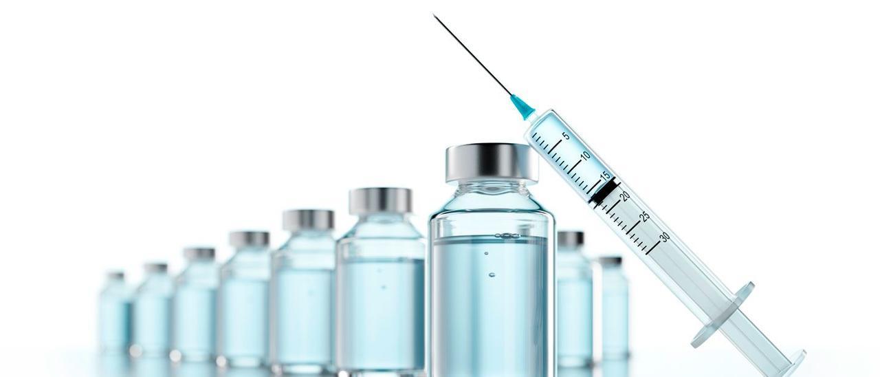 Imagen de viales de vacunas.