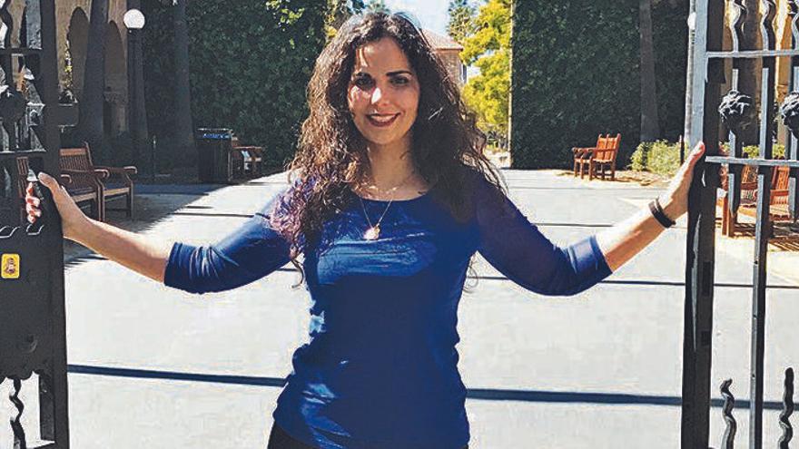 Montse Medina, en la Universidad de Stanford en 2017.
