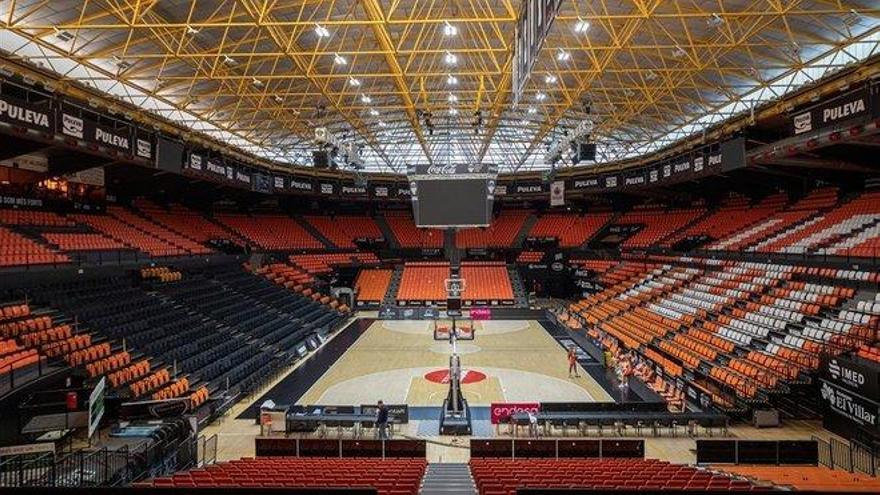 El Valencia Basket se resigna a jugar a puerta cerrada contra el Milan